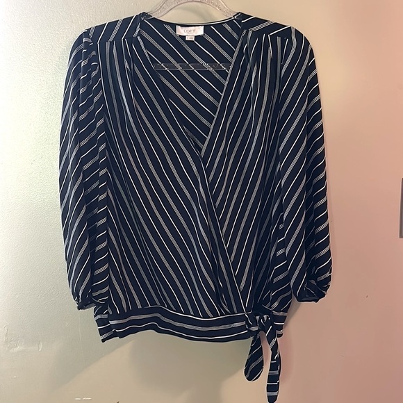 Loft Striped Career‎ Top | Small - Picture 1 of 4